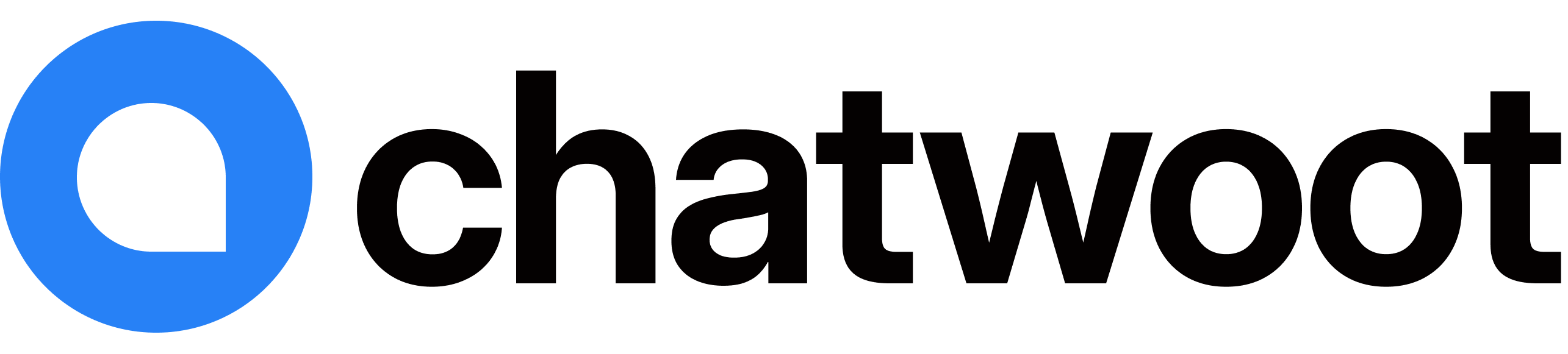 Chatwoot logo on white background