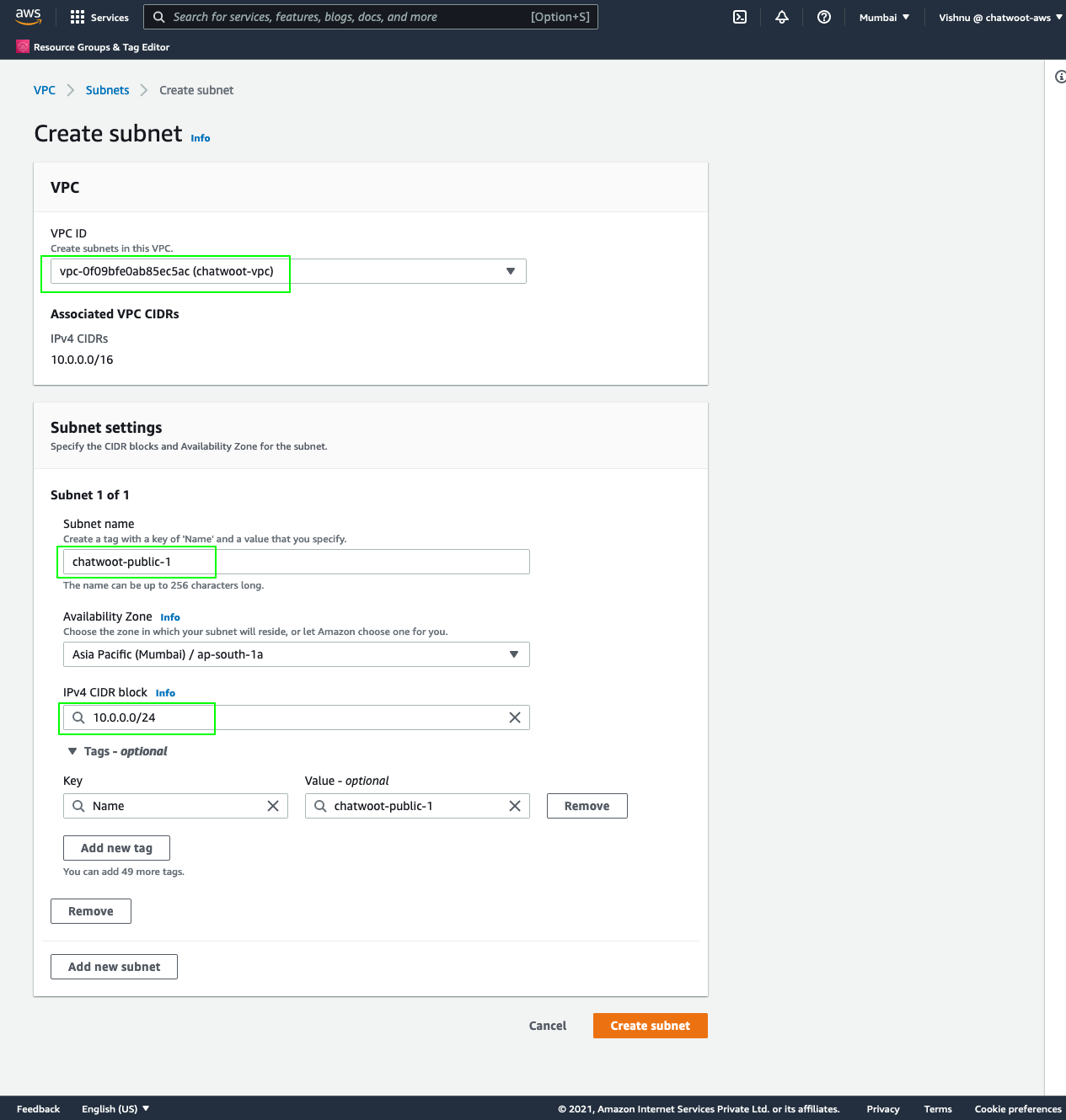 aws-create-subnet