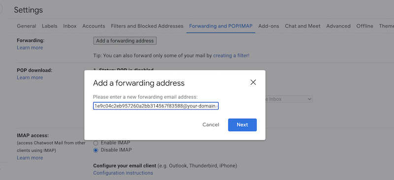 set-forwarder-email