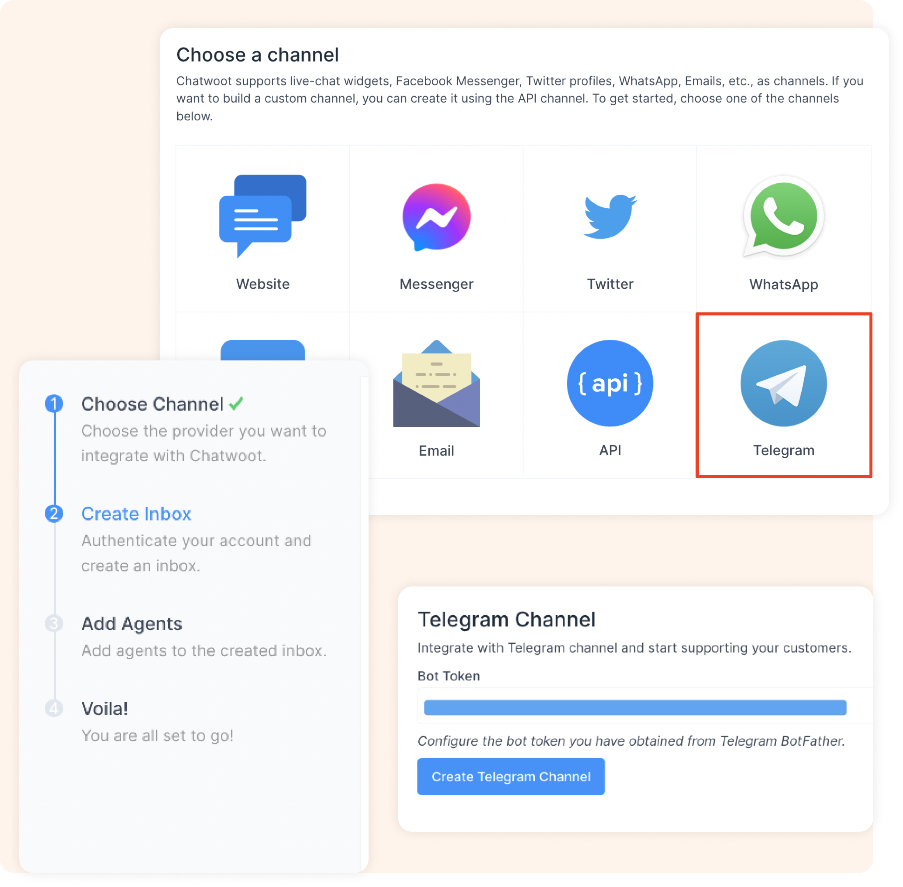 Manage your Telegram customer interactions from Chatwoot | Chatwoot